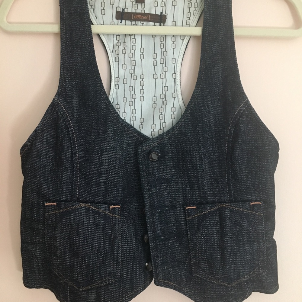 Denim vest